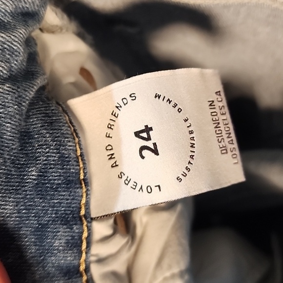 Lovers + Friends Jeans Ricky Low Rise Stretch Skinny in Denim Harper Blue 24 - Picture 9 of 10